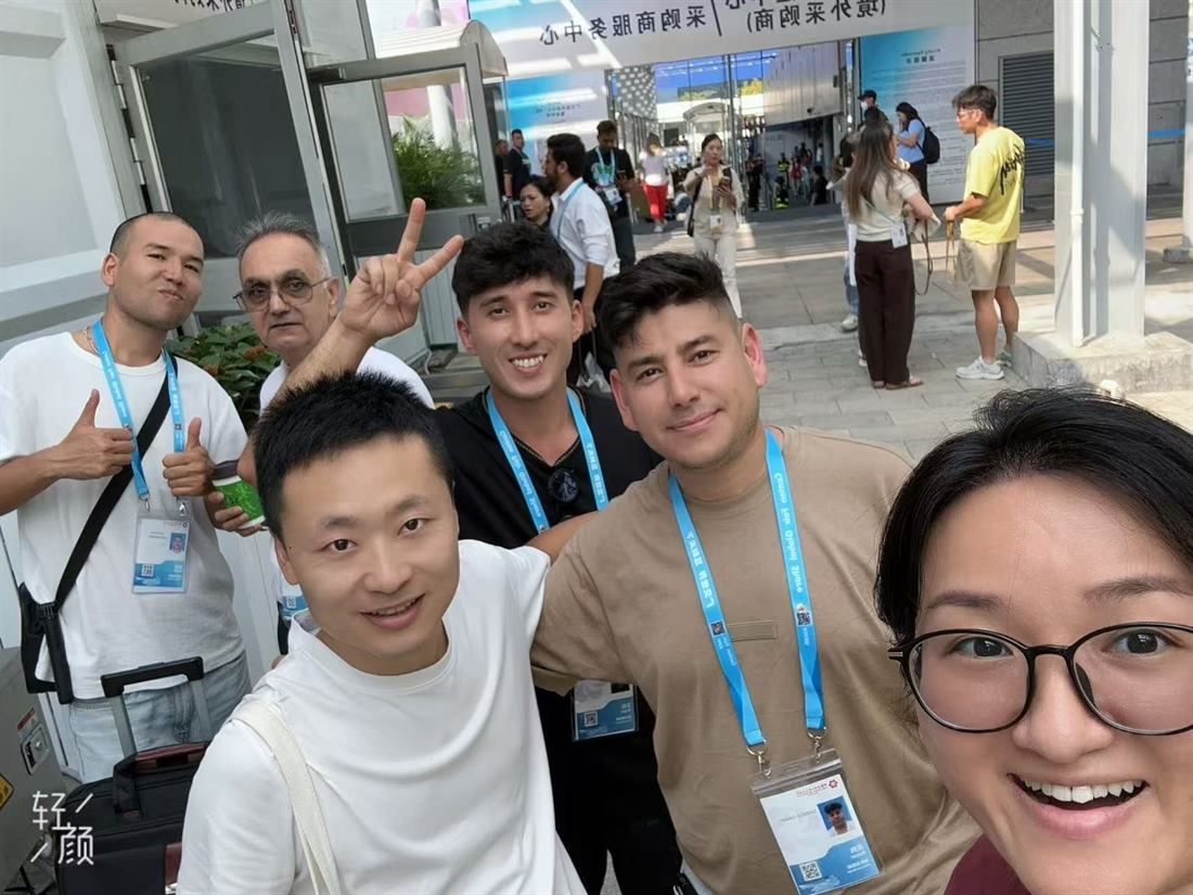 Group photo outside the exhibition hall